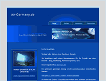 Tablet Screenshot of mr-germany.de